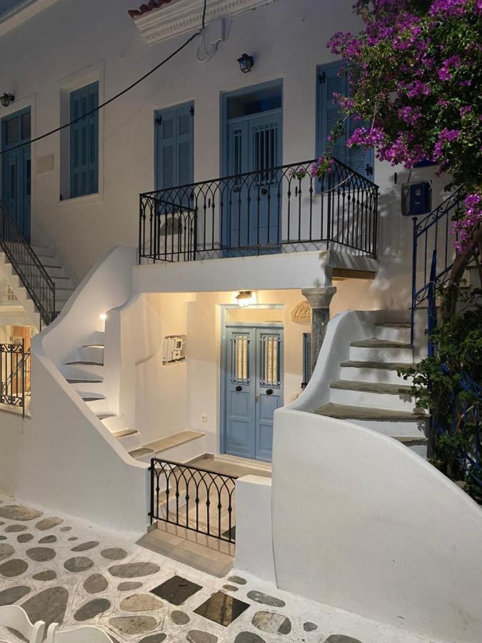 Ferienwohnung Bianco Blue Tínos Exterior foto
